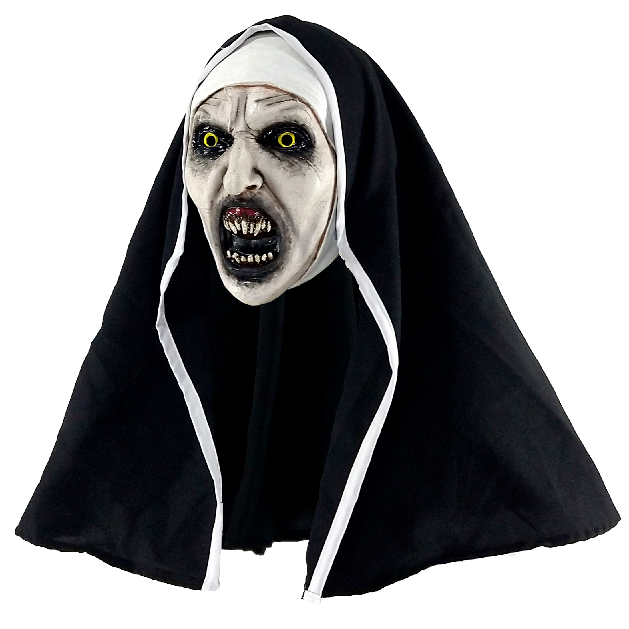 Máscara La Monja – The Nun – Licencia Oficial Warner Bros – Terror de la Saga El Conjuro - Disfraz Halloween