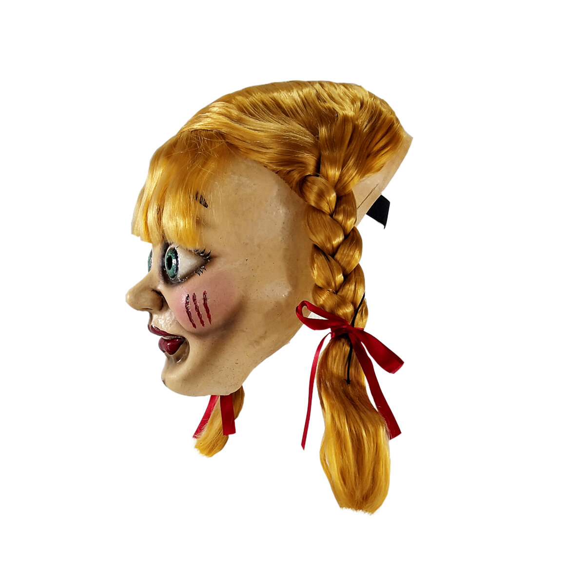 Máscara De Annabelle Licencia Oficial Warner Bros – El Conjuro, Disfraz Halloween.