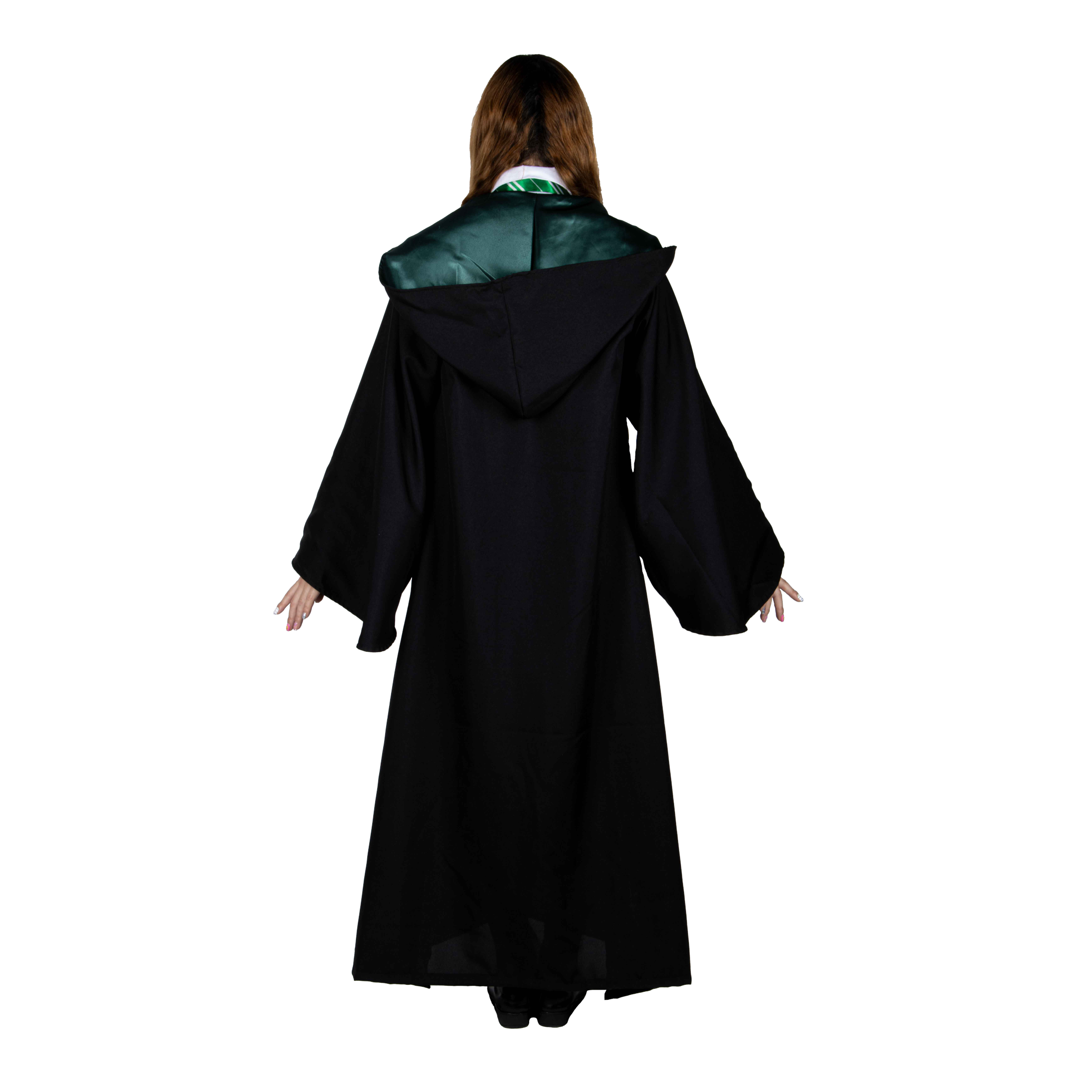 Capa De Harry Potter Slytherin Para Mujer Disfraz Mujer Capa Slytherin Uniforme De Harry Potter - Disfraces Halloween