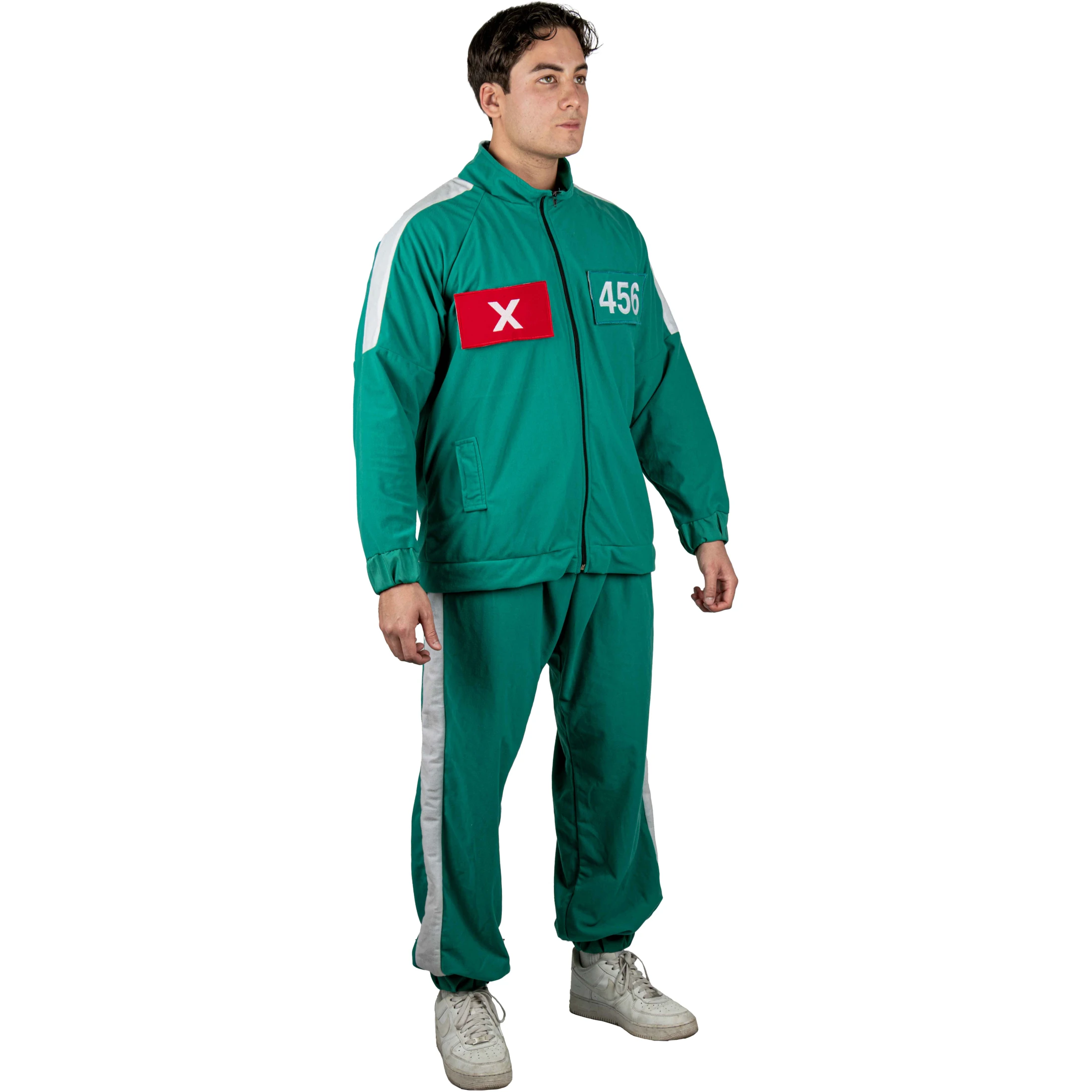 Disfraz Uniforme Del Juego Del Calamar Jugadores Color Verde, Licencia Squid Game Oficial, Disfraz Para Hombre Halloween