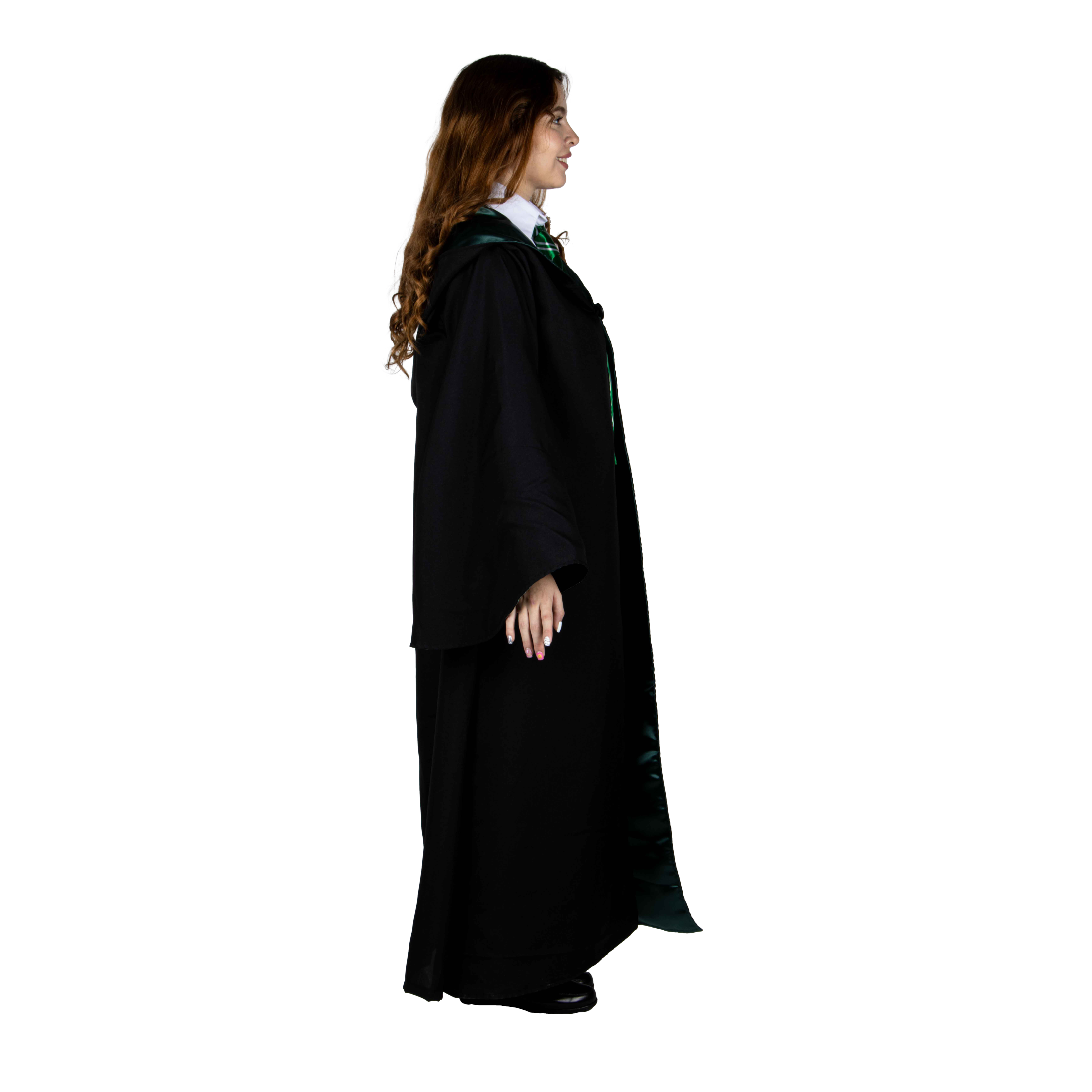 Capa De Harry Potter Slytherin Para Mujer Disfraz Mujer Capa Slytherin Uniforme De Harry Potter - Disfraces Halloween