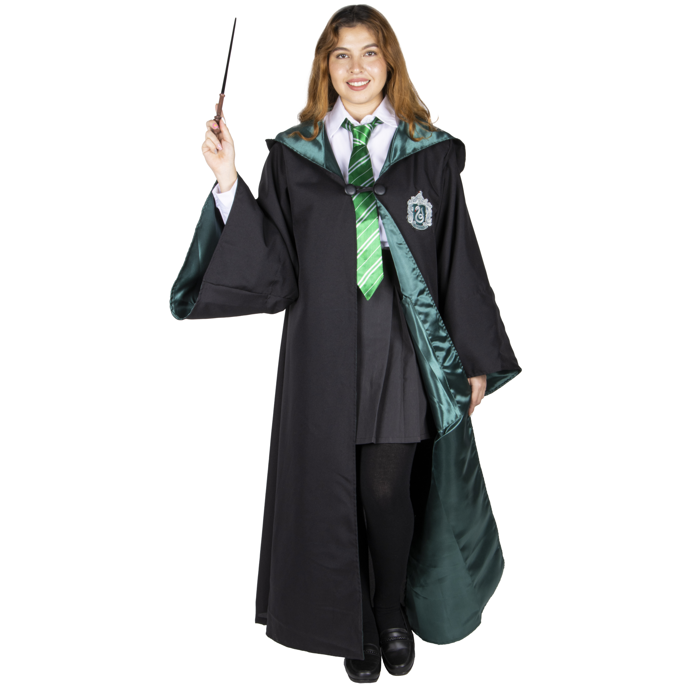 Capa De Harry Potter Slytherin Para Mujer Disfraz Mujer Capa Slytherin Uniforme De Harry Potter - Disfraces Halloween