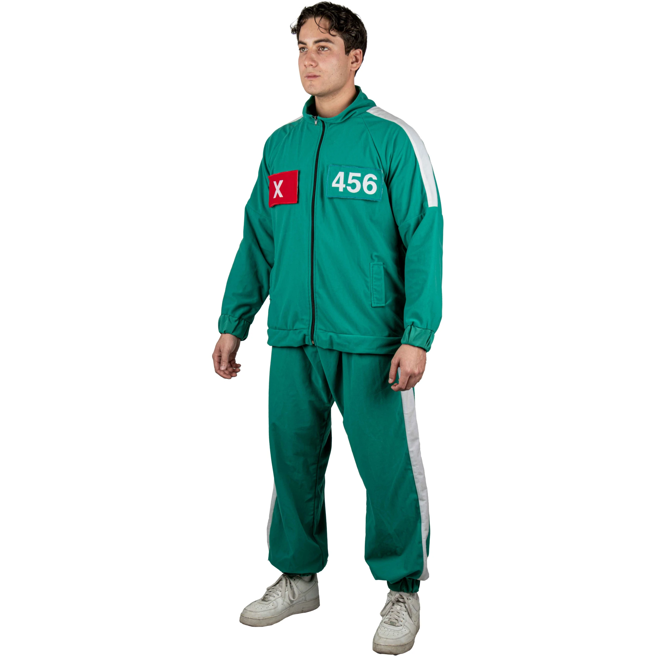 Disfraz Uniforme Del Juego Del Calamar Jugadores Color Verde, Licencia Squid Game Oficial, Disfraz Para Hombre Halloween