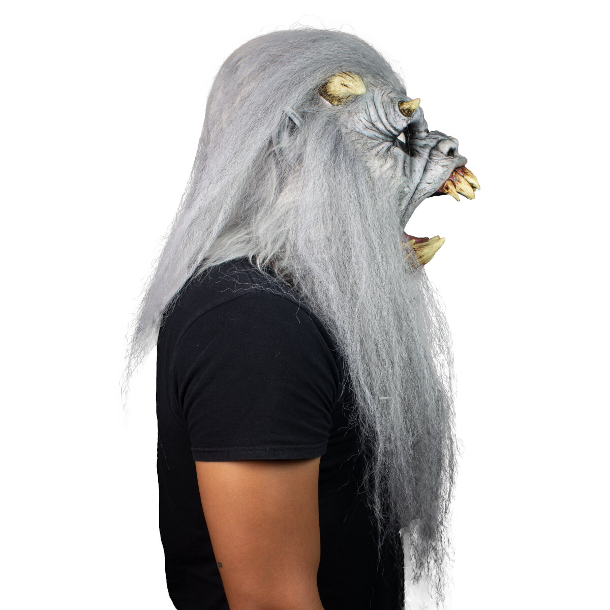 Máscara De Yeti Monstruo Abominable Hombre De Las Nieves by Ghoulish Productions, Disfraz Halloween de Terror. 