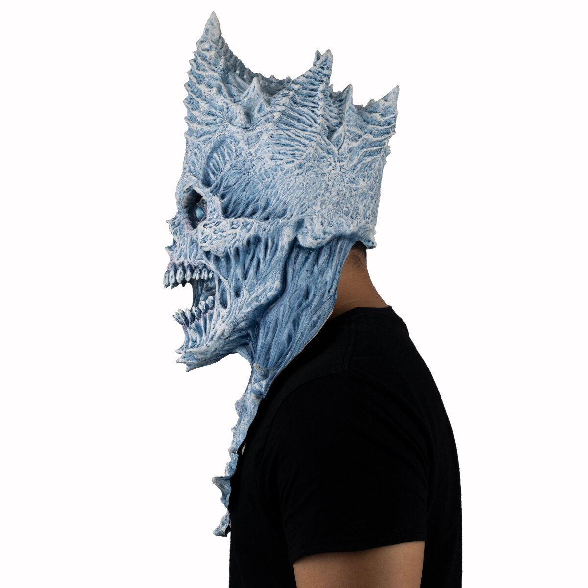 Máscara King Reaper Ice Demonio De Hielo by Ghoulish Productions, Disfraz Halloween de Terror. 