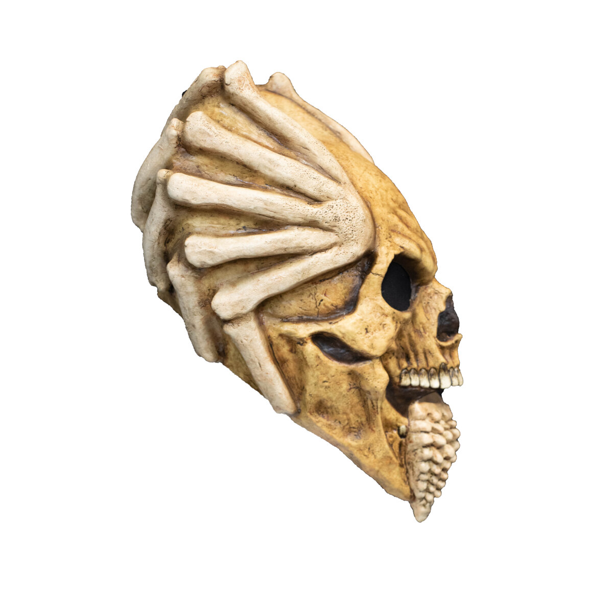 Máscara de Cráneo de Demonio Dred Skull Ghoulish Productions, Disfraz Halloween de Terror.