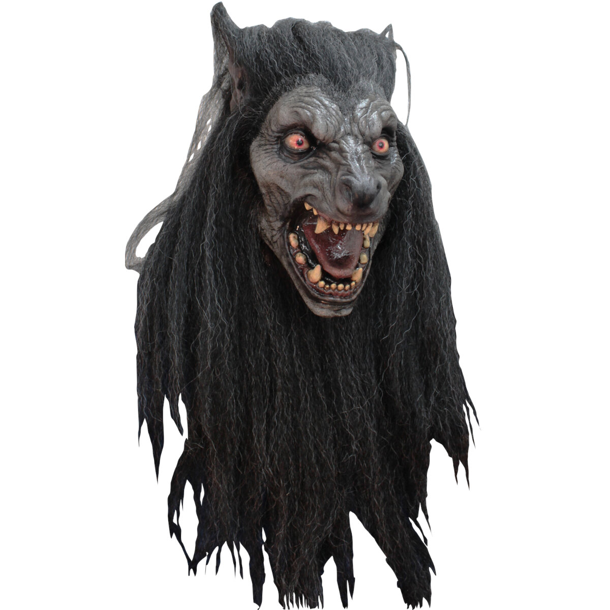 Máscara Black Moon Hombre Lobo Transformado by Ghoulish Productions, Disfraz Halloween de Terror