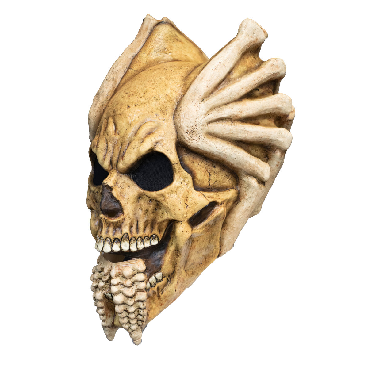 Máscara de Cráneo de Demonio Dred Skull Ghoulish Productions, Disfraz Halloween de Terror.
