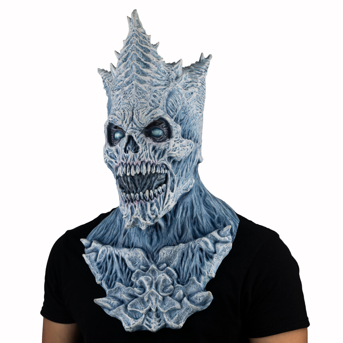 Máscara King Reaper Ice Demonio De Hielo by Ghoulish Productions, Disfraz Halloween de Terror. 