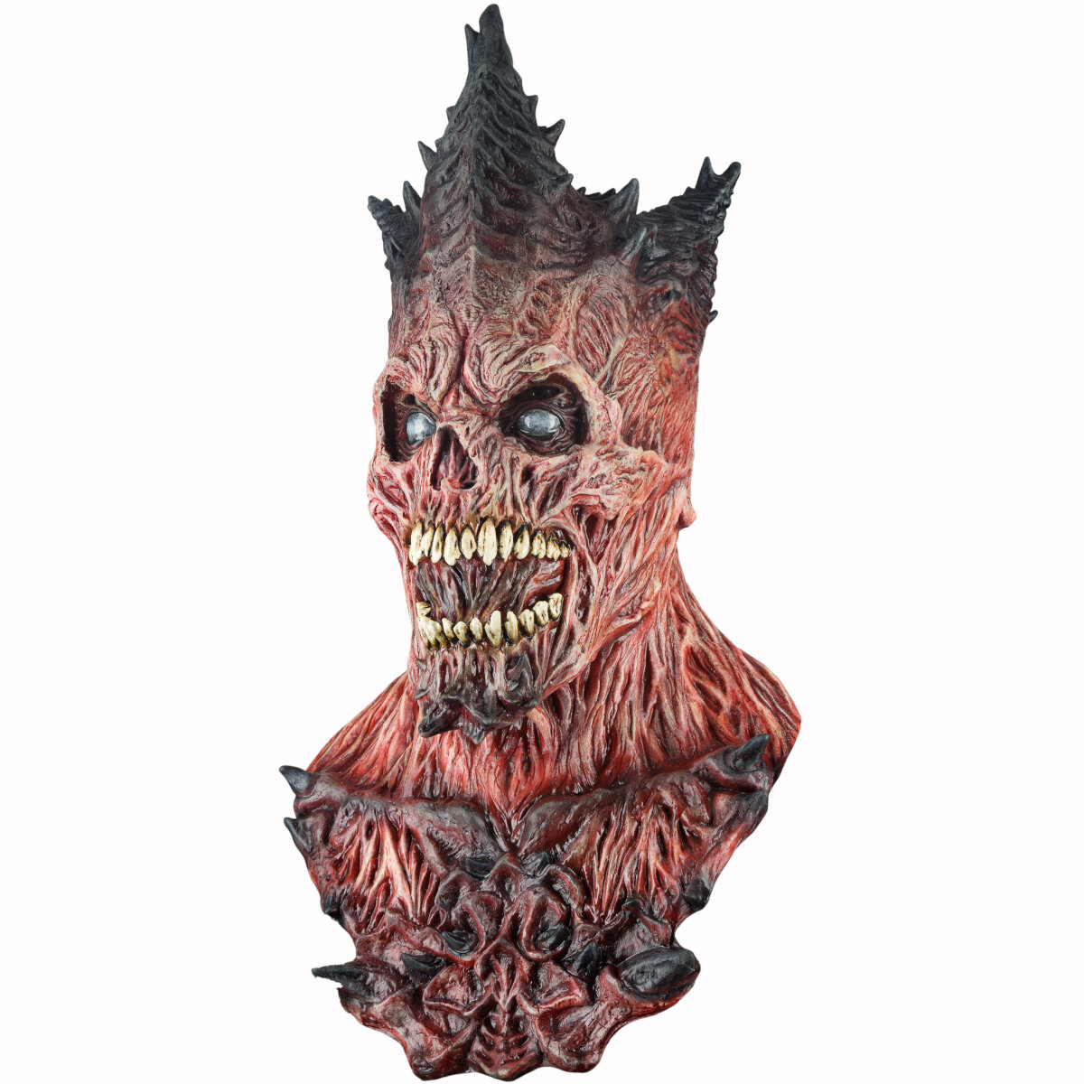 Máscara King Reaper Flesh Demonio De Tierra by Ghoulish Productions, Disfraz Halloween de Terror. 