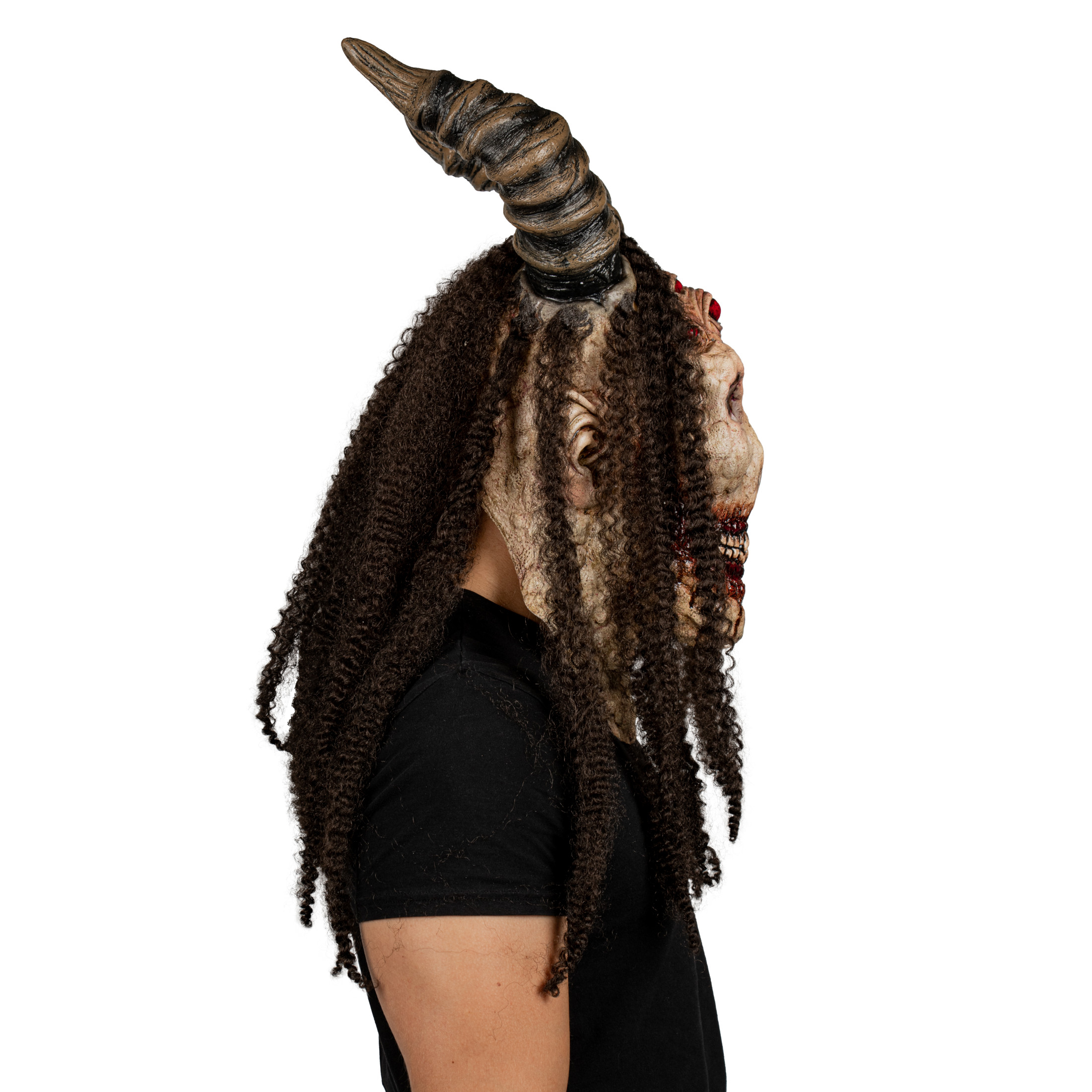 Máscara De Ángel Malvado Evil Angel Ghoulish Productions, Máscara demonio para Halloween.