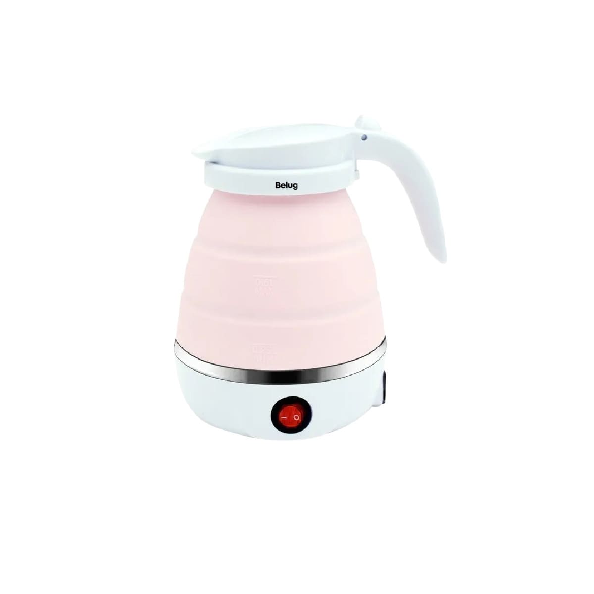 Tetera Jarra Electrica Hervidor Agua Plegable Pava Portátil rosa