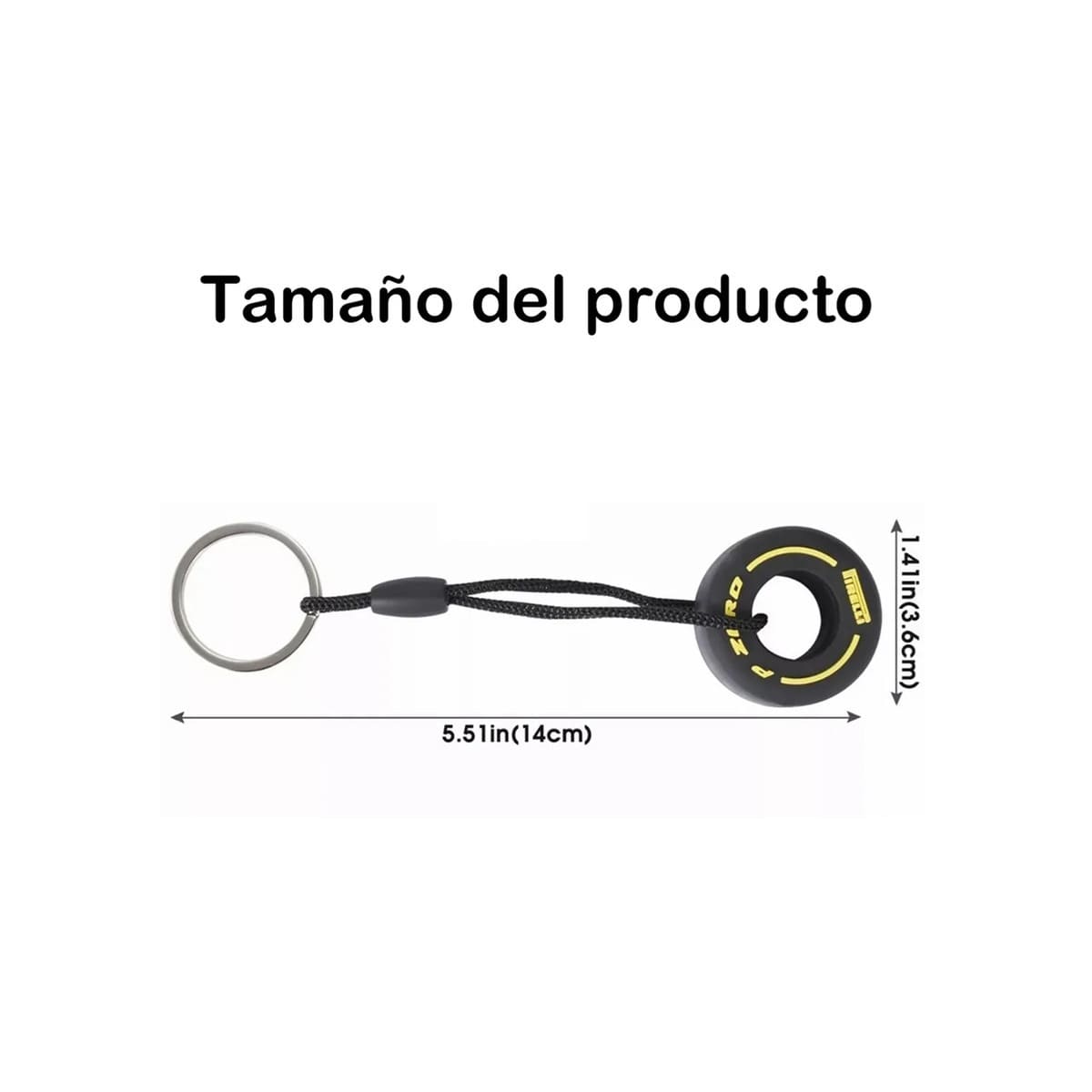 Llaveros F1 Formula 1 Pirelli Llavero Llanta (kit 12 Piezas) NEGRO