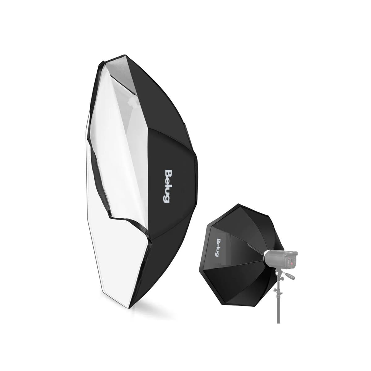 Octabox 95cm Nuevo Diseño Softbox Difusor Octogonal negro blanco