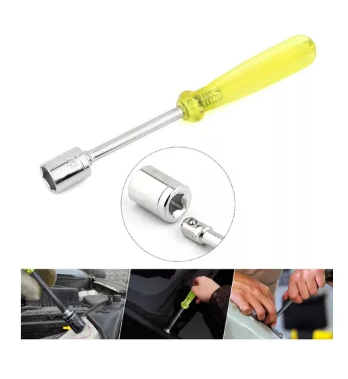Juego De Dados Con Matraca Belug 40 Piezas Mecanico Moto 1/4' 3/8'