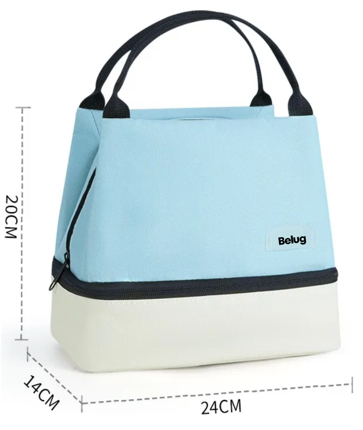 Lonchera Térmica Bolsa Azul  Beige image number null