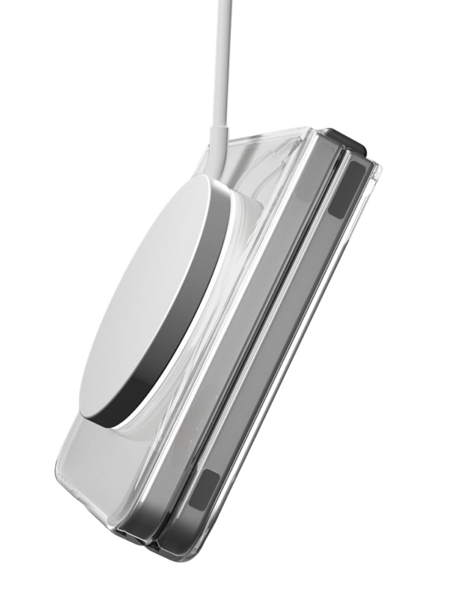 Funda Transparente con MagSafe Compatible con Samsung Z Flip 7