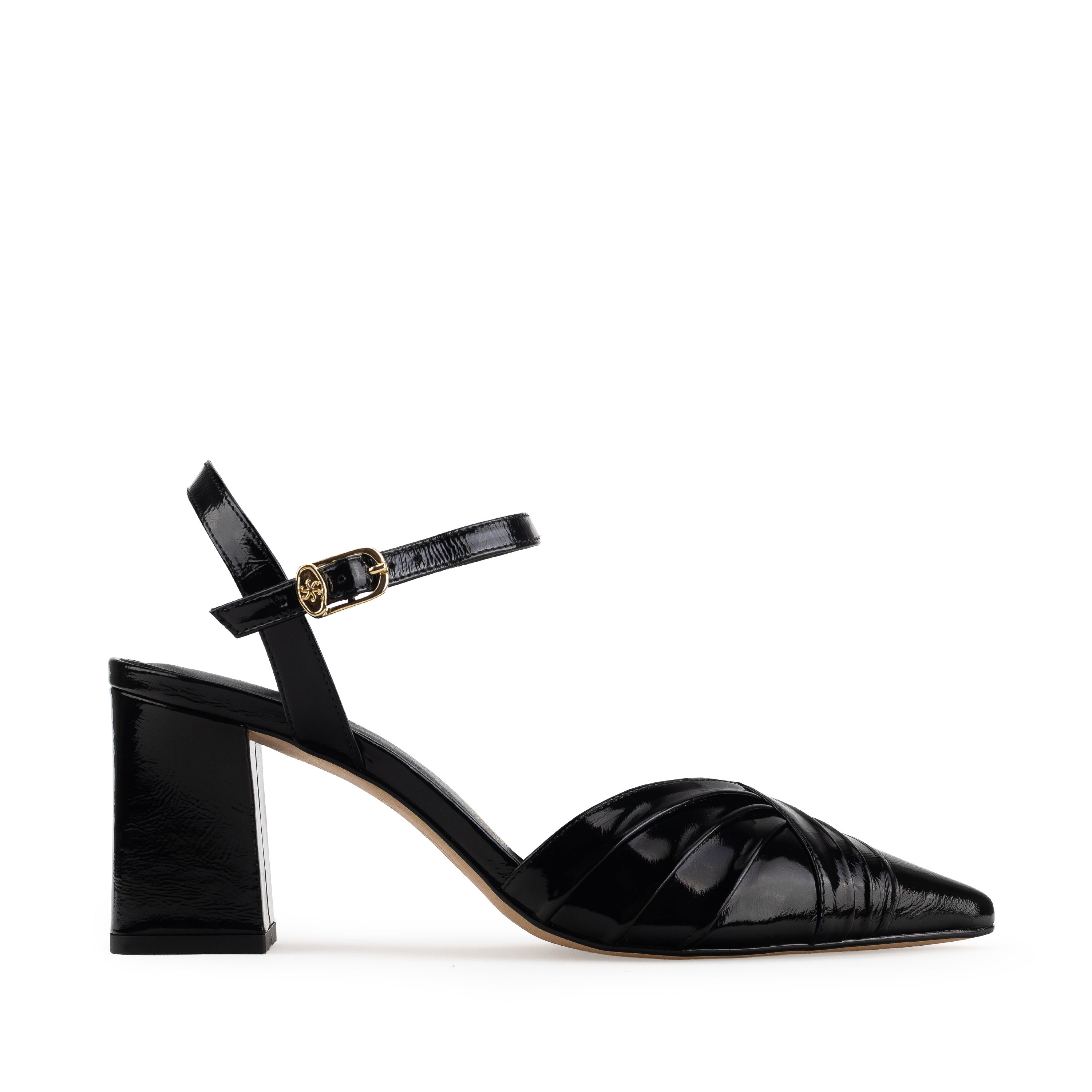 Zapatillas De Tacón Davenia De Piel Para Dama Mod.  Alicia