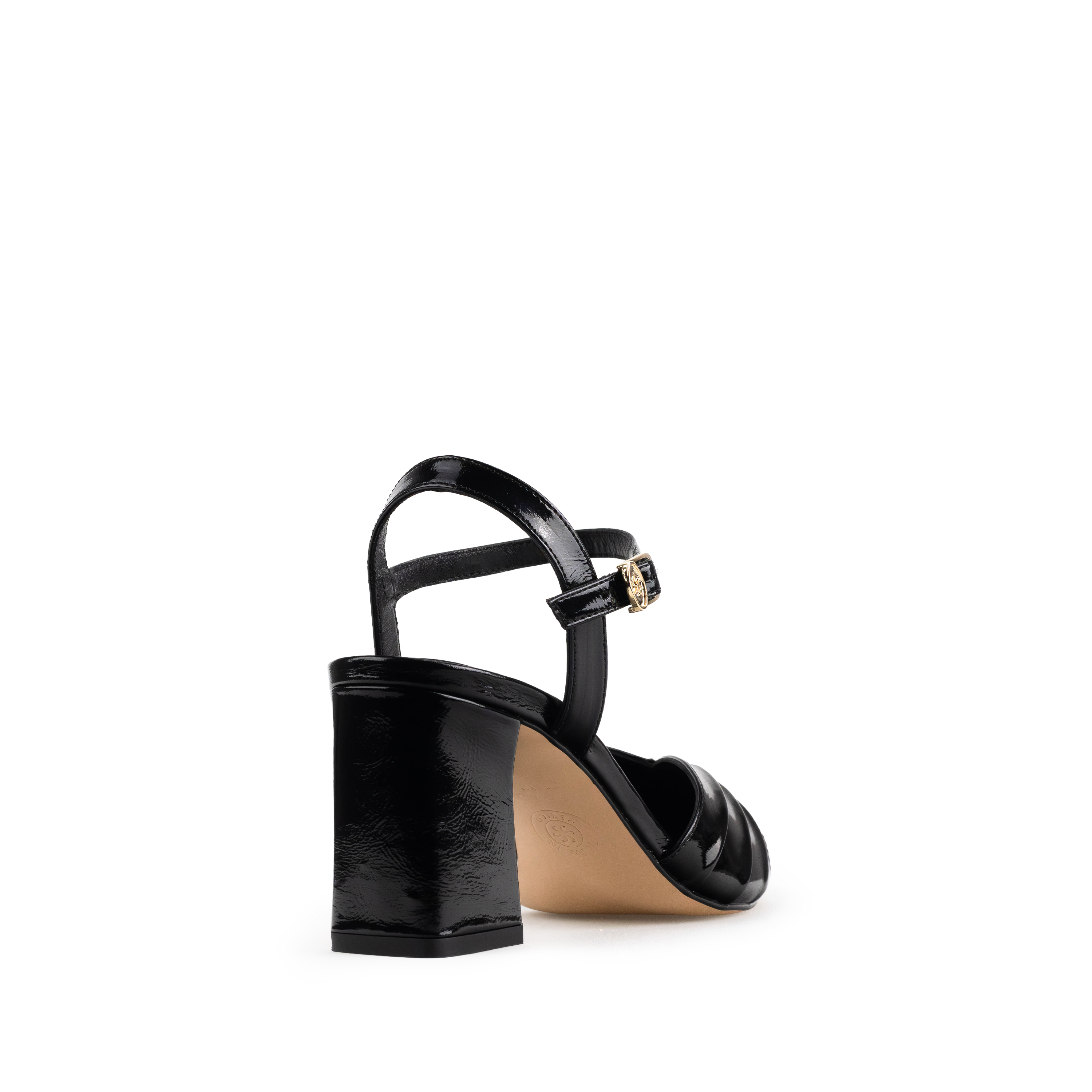 Zapatillas De Tacón Davenia De Piel Para Dama Mod.  Alicia