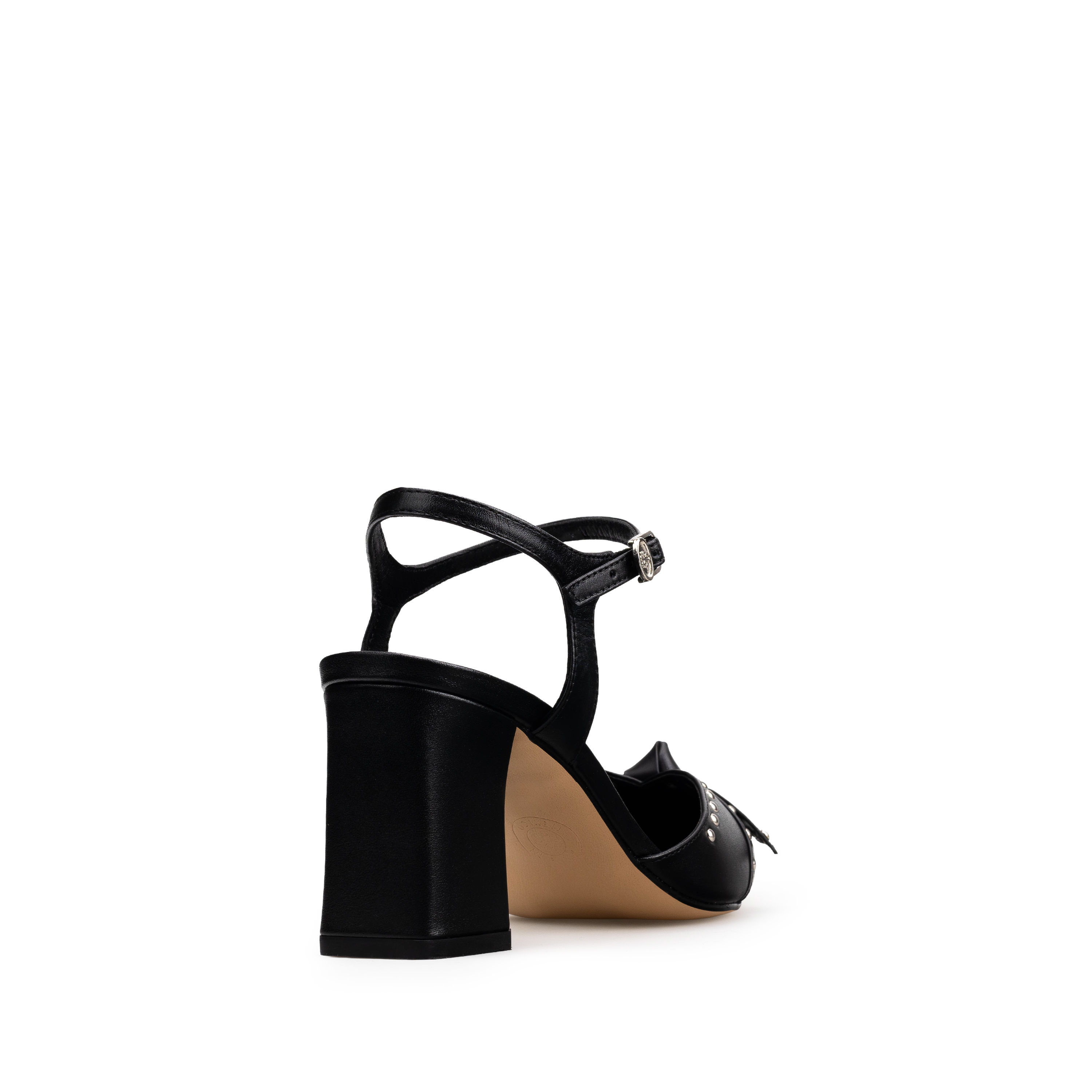Zapatillas De Tacón Davenia De Piel Para Dama Mod. Hannah