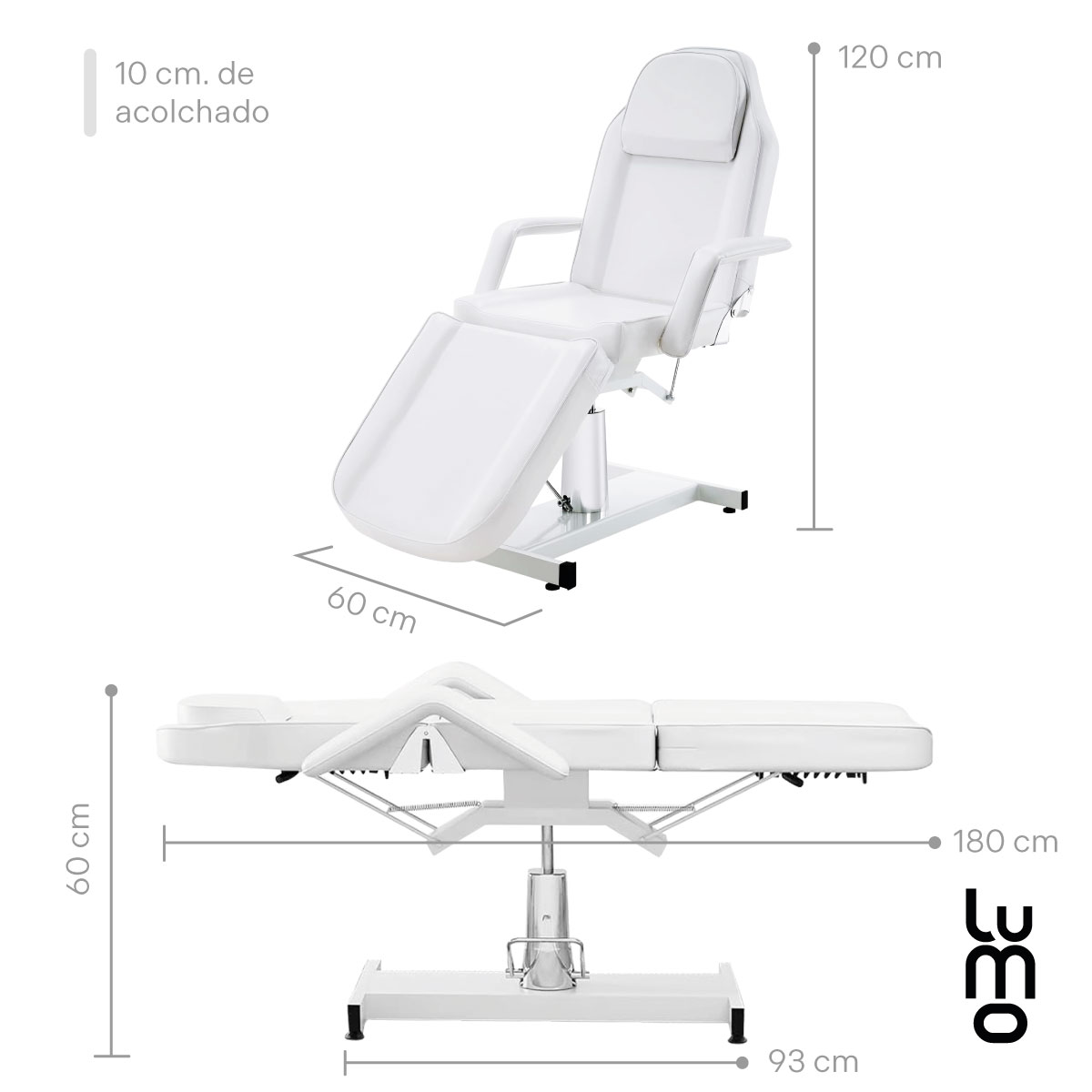 Silla Faciales Cama Camilla Sillon Spa Masaje Hidraulica