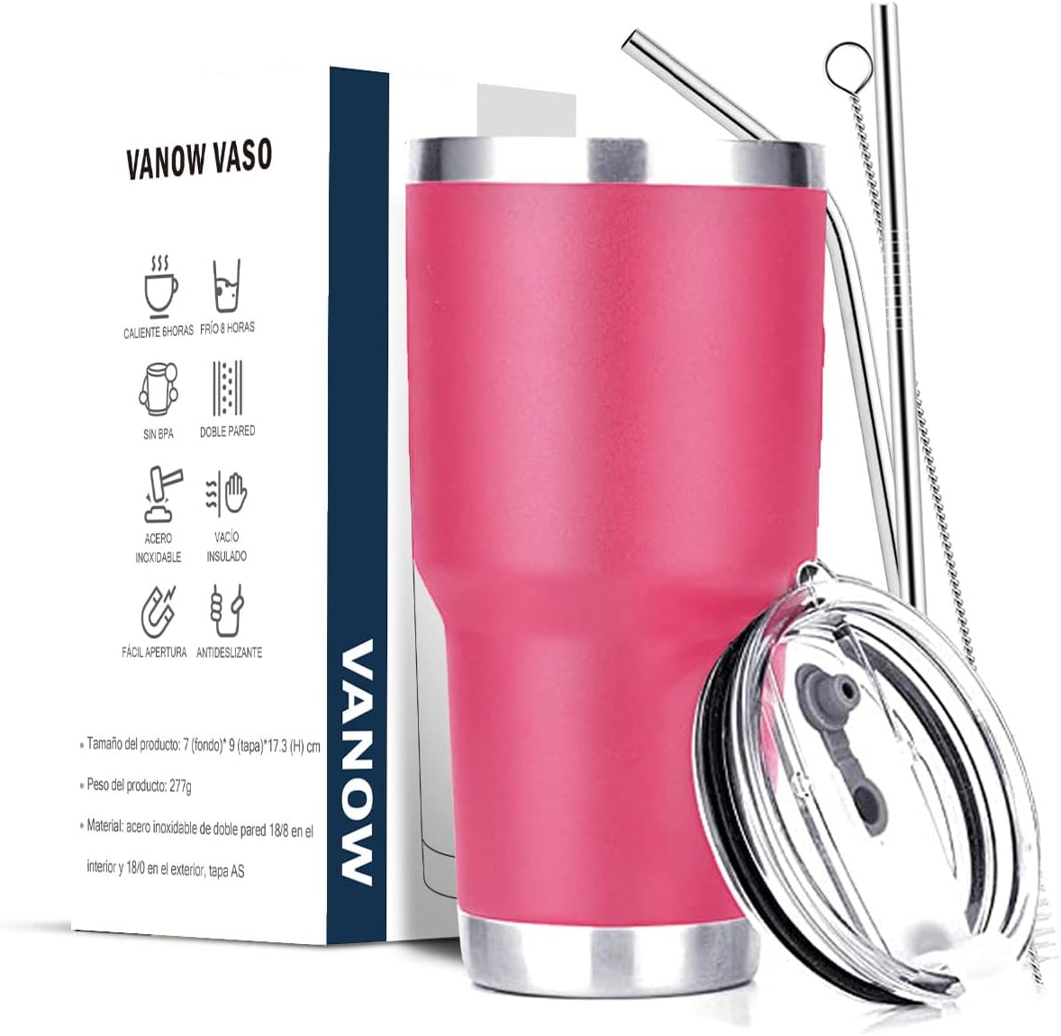 Vaso Térmico de Acero Inoxidable