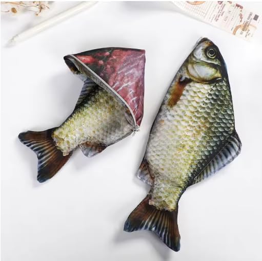 Lapicera Estuche para Lápices en Forma de Pescado Divertida 