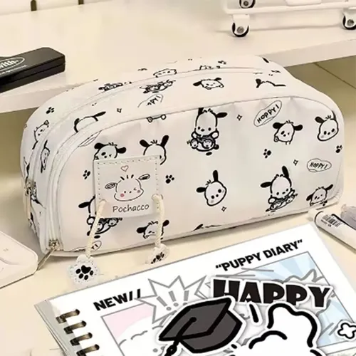 Lapicera Doble Cierre Hello Kitty Pochacco