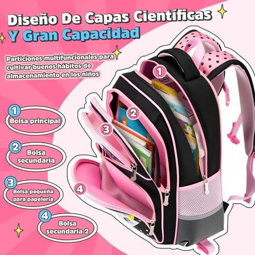 Mochila Escolares Con 6 Ruedas Carrito