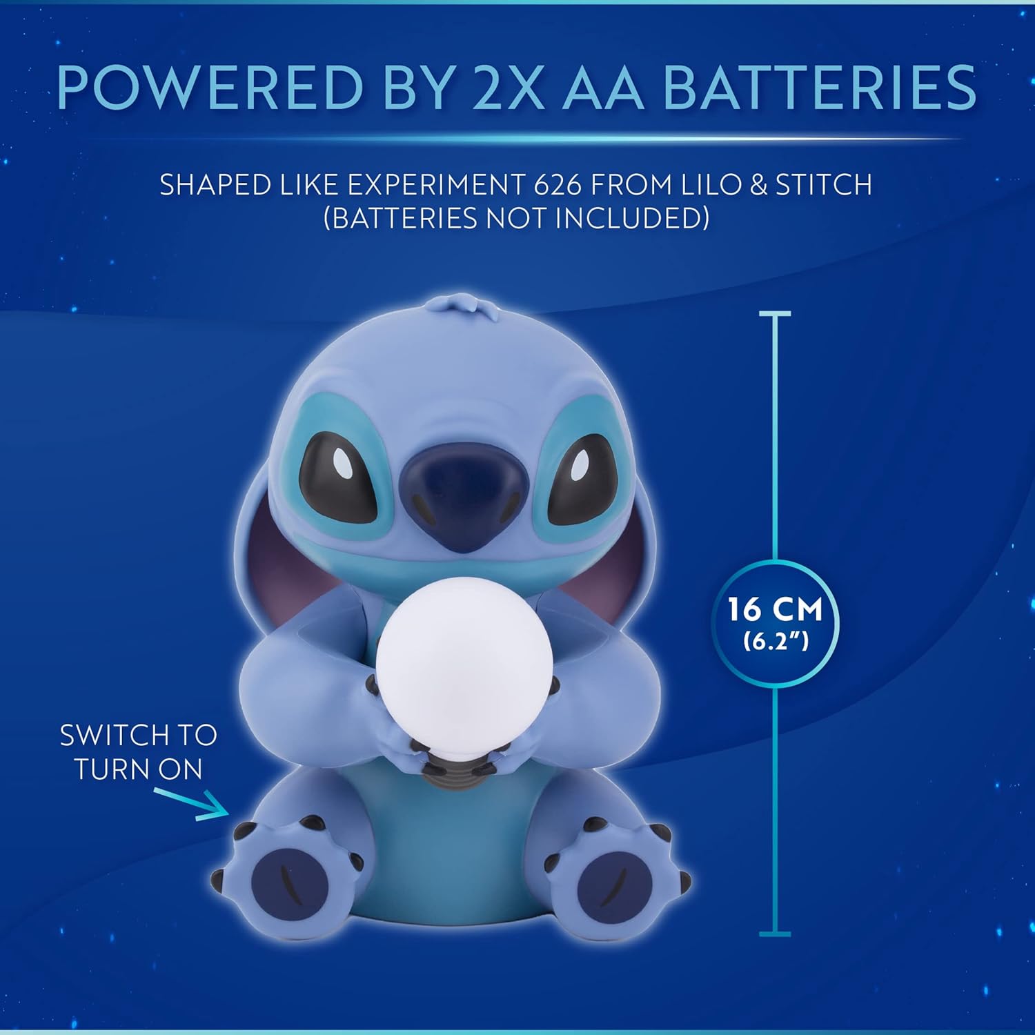 Lámpara de Lilo y Stitch con licencia oficial