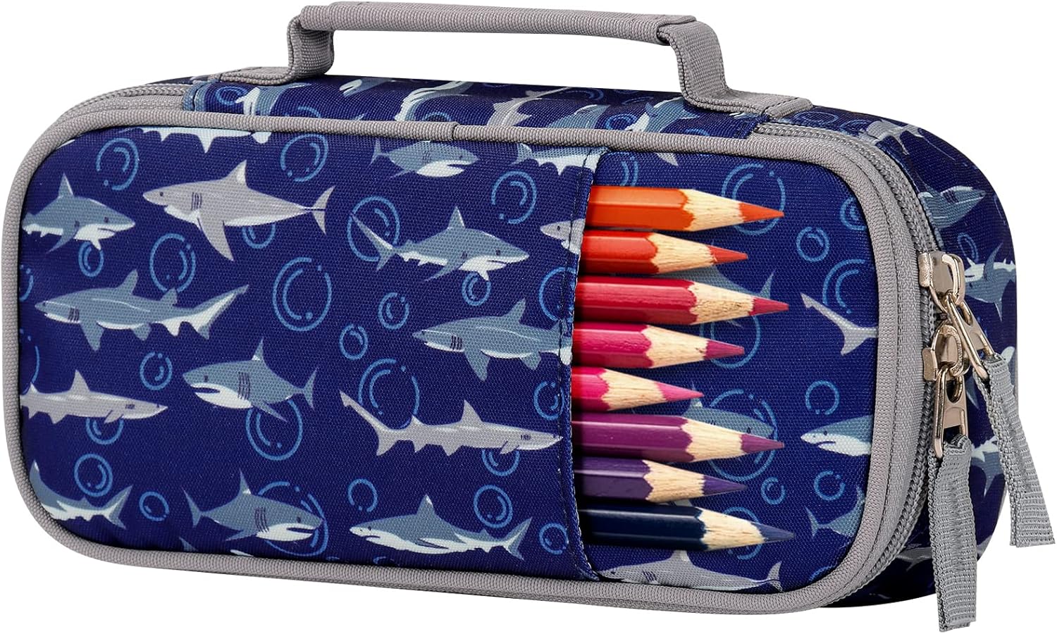 Estuche para Lápices de Tiburón para Niños