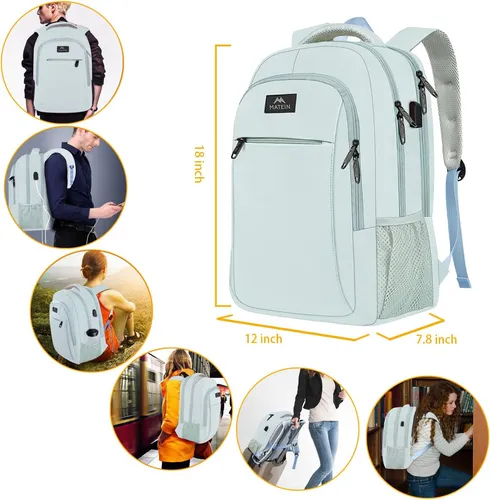 Mochila Para Laptop 15.6 Pulgadas, Mochila De Viaje 35l, Mochila Para Hombre Y Mujer,