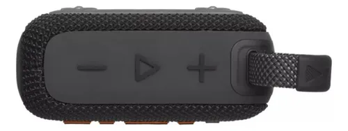 Bocina JBL Go 4 JBLGO4 portátil con bluetooth waterproof negra