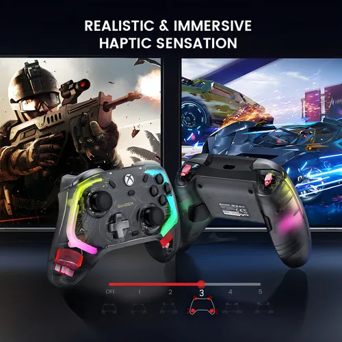 GameSir Kaleid Mando con cable y efecto Hall Compatible con Xbox X|S