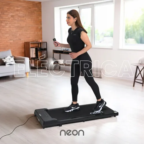 Caminadora Eléctrica Portátil NEON Control Remoto Superficie Estable Para Correr Potencia 1 HP 110V Compacta Velocidad 
