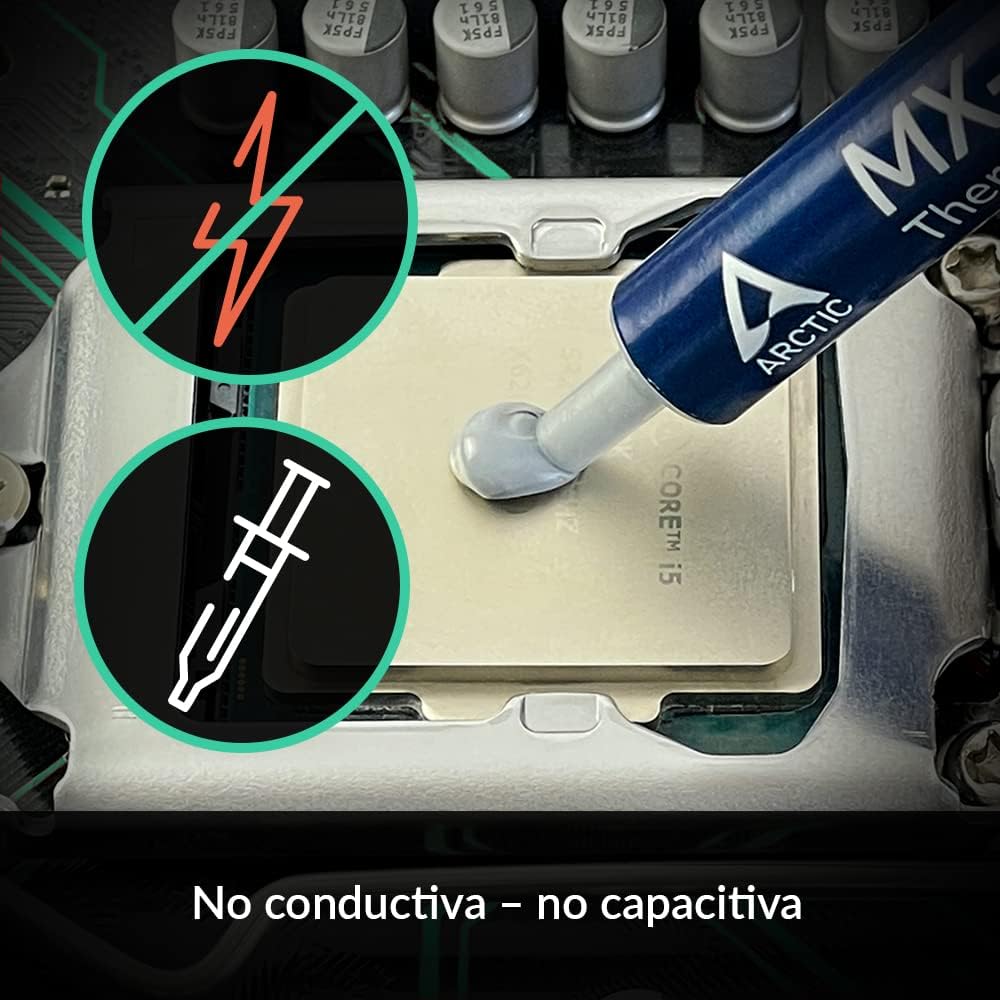 ARCTIC MX-4 (4 g) - Premium Performance Pasta Térmica para Todos los procesadores (CPU, GPU - PC, PS4, Xbox)