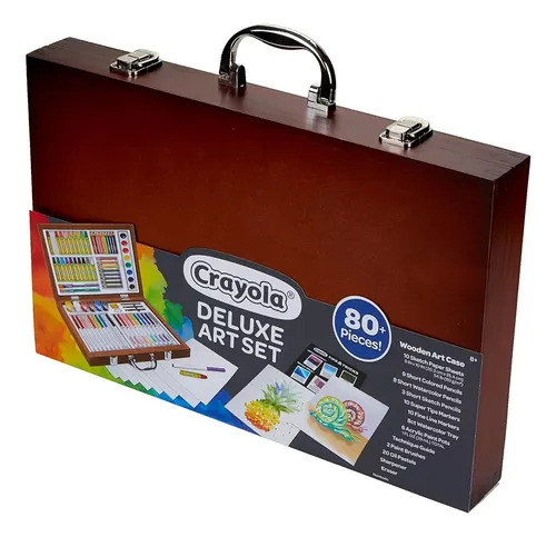Crayola Set De Arte Deluxe Portafolio 80 Piezas