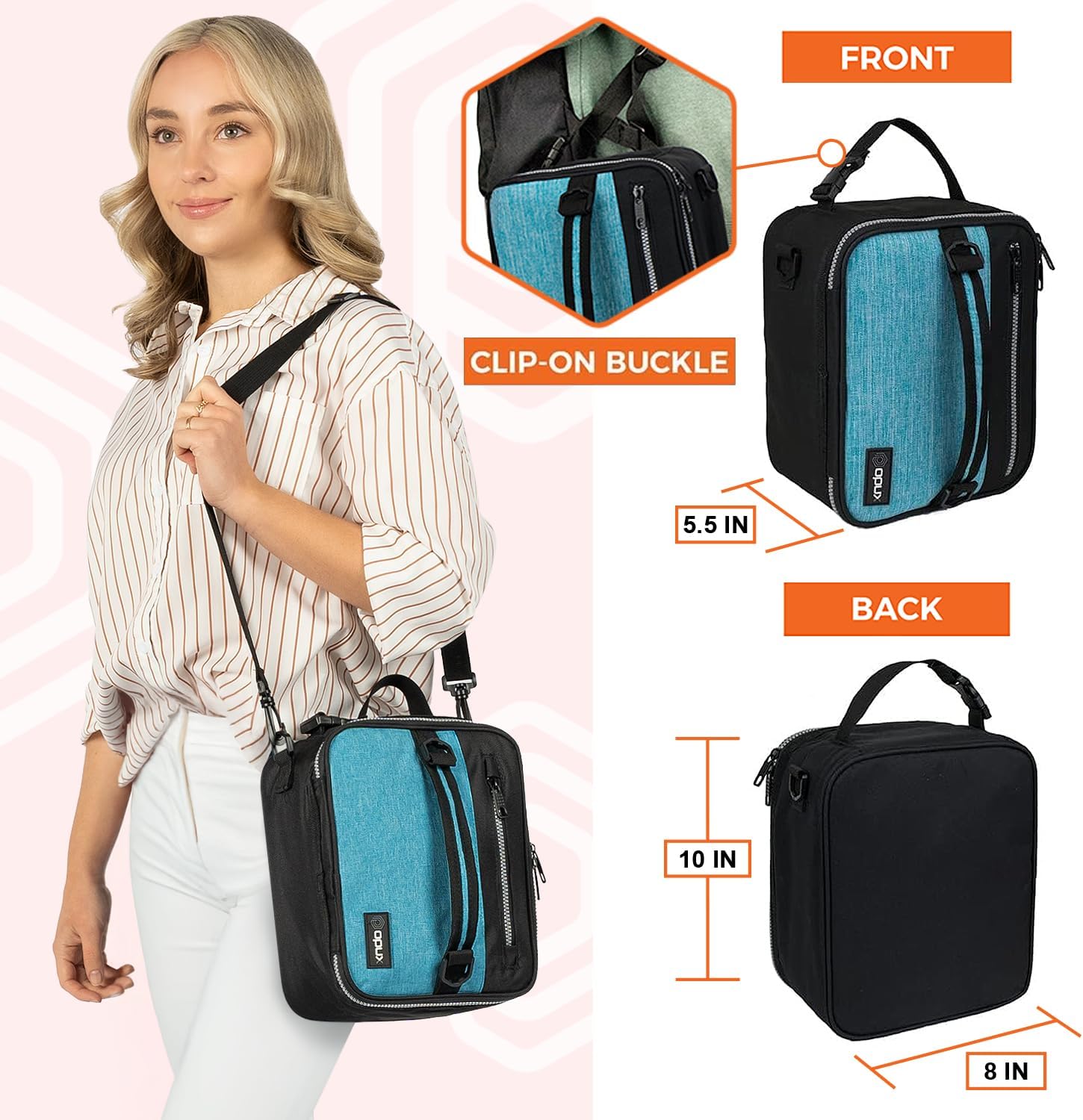 Mochila Lonchera Maleta Para Comidas Gym Bolsa De Almuerzo Suave