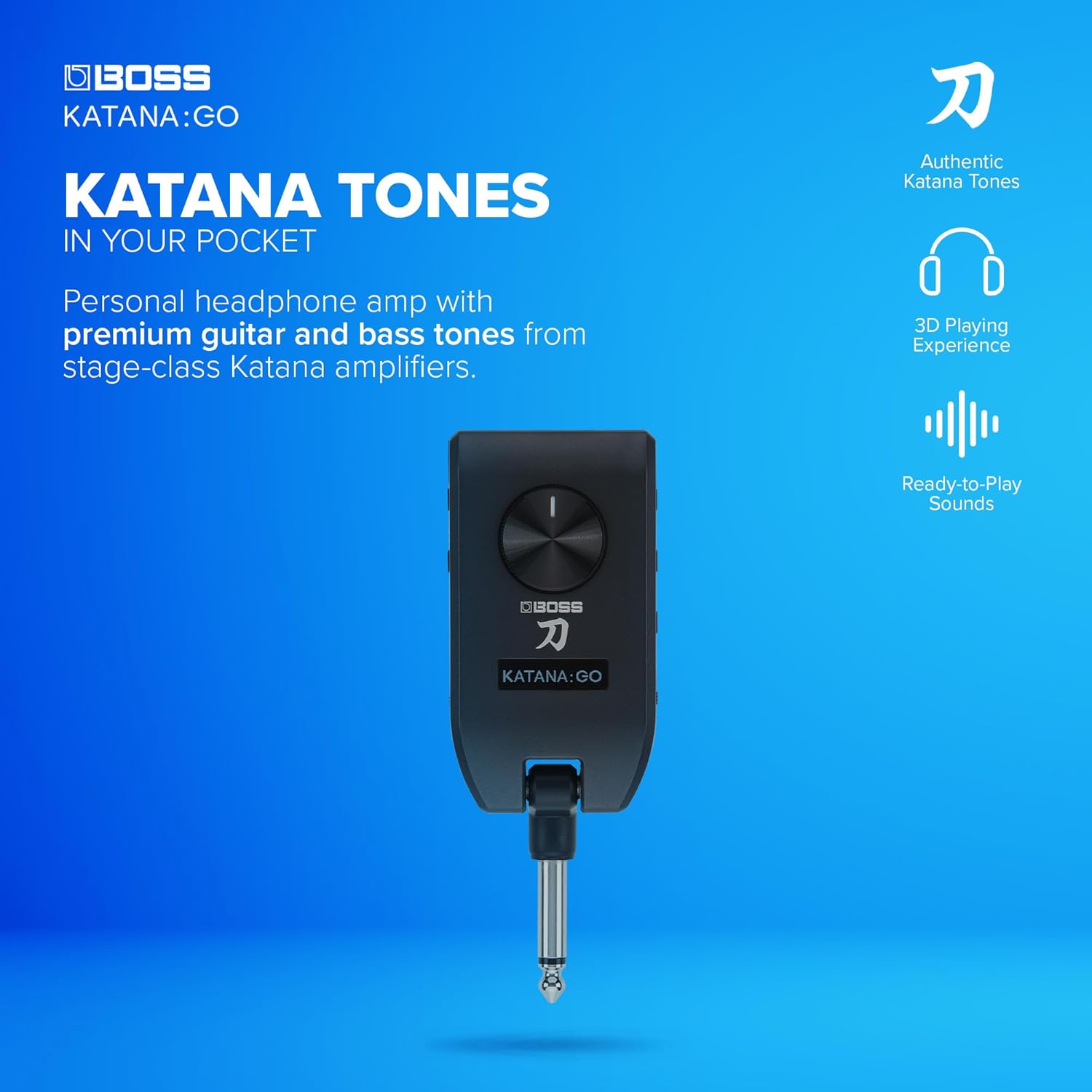 BOSS Katana: Go Mini Amplificador de Auriculares para Guitarra