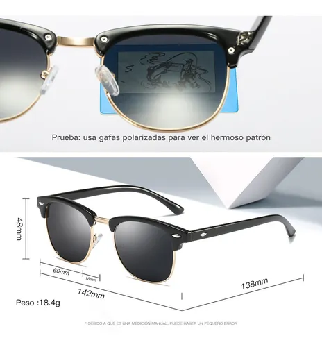 Lentes De Sol Polarizadas Proteccion Uv Hilbalm 2 Unidades
