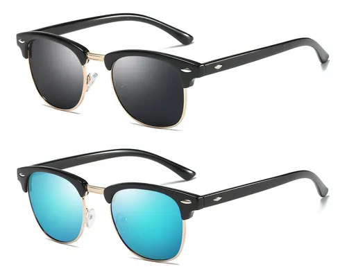 Lentes De Sol Polarizadas Proteccion Uv Hilbalm 2 Unidades