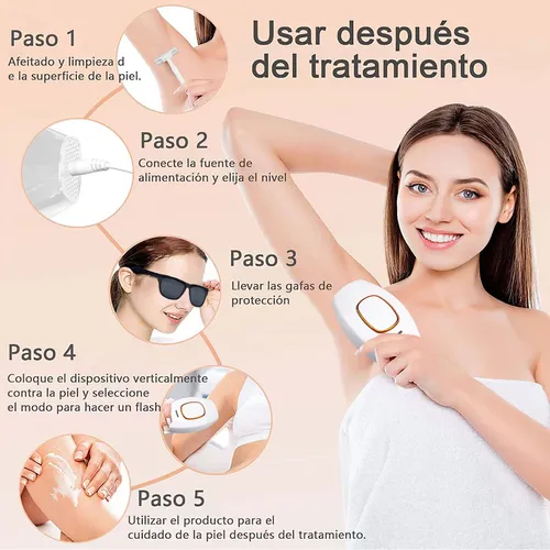 Ipl Depiladora De Luz Pulsada, Flashes Depilación Láser