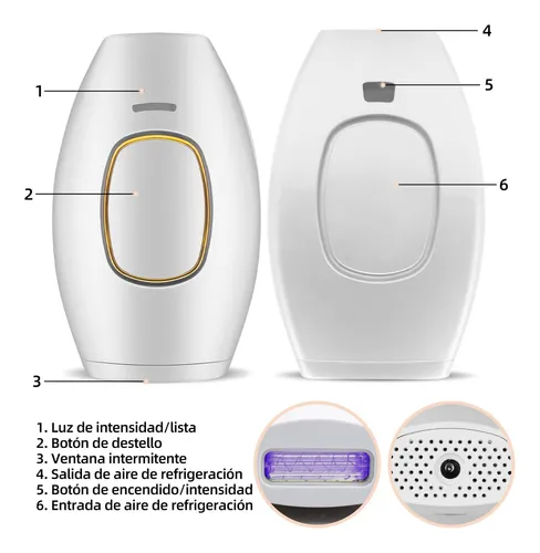 Ipl Depiladora De Luz Pulsada, Flashes Depilación Láser