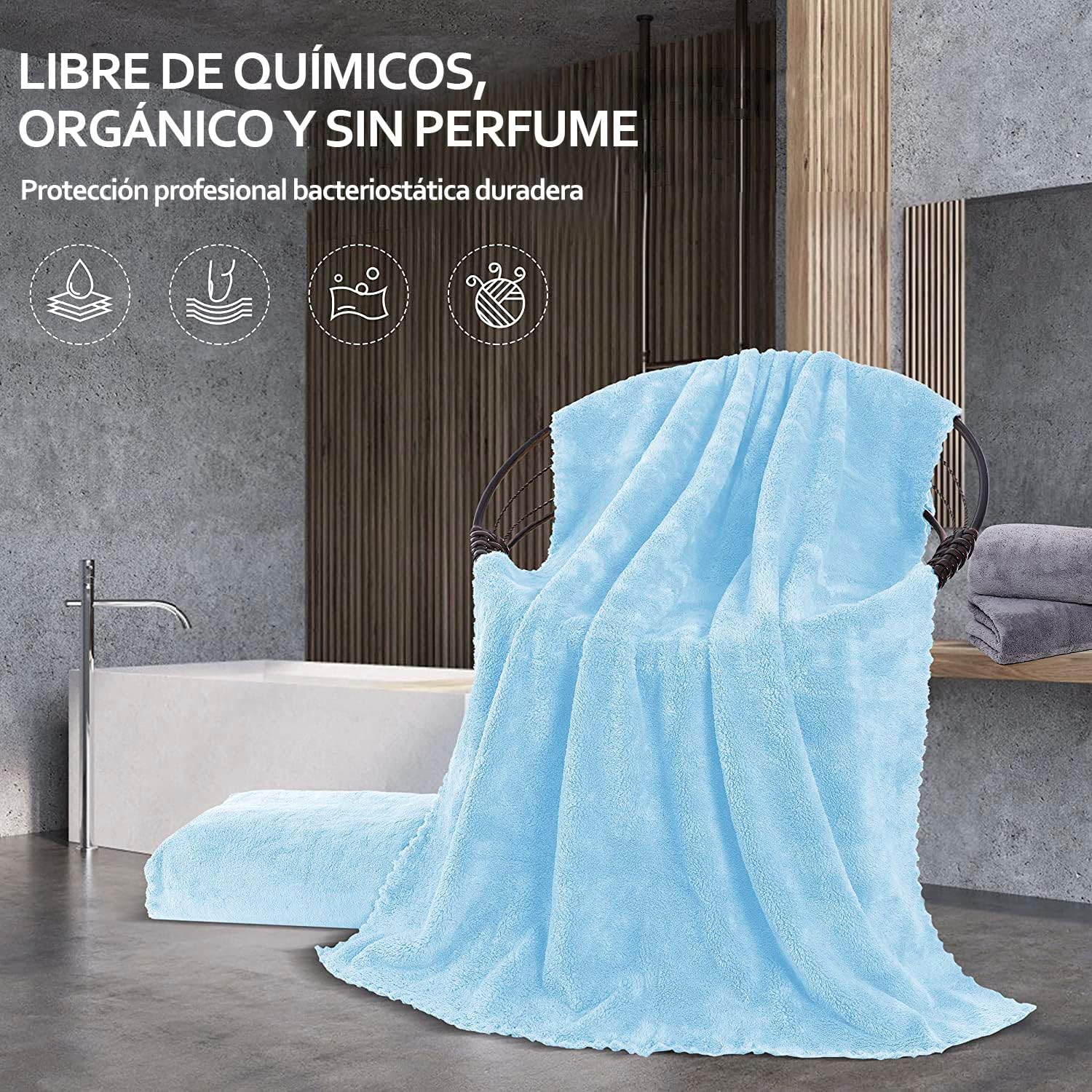 Set de toallas de microfibra