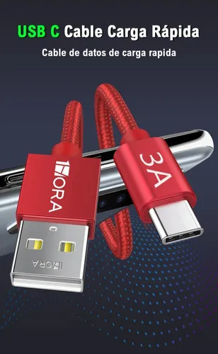 Cable USB C a tipo USB A de 1 m
