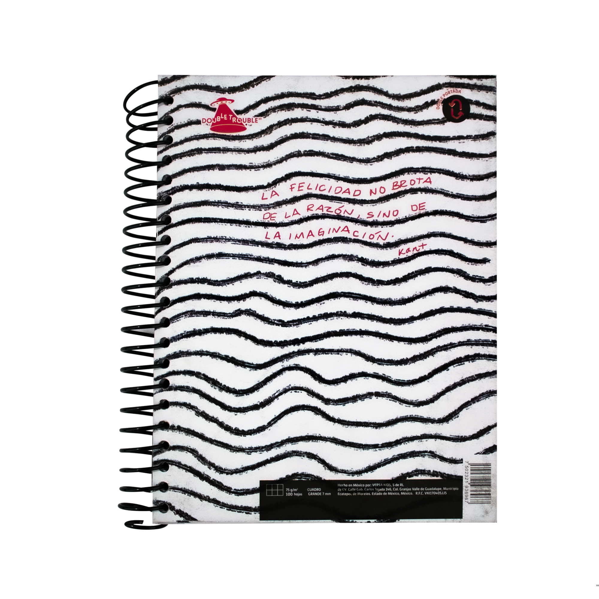 Cuaderno Libreta Profesional 200 Hojas Pasta Dura Flipbook Cuadro chico y grande.