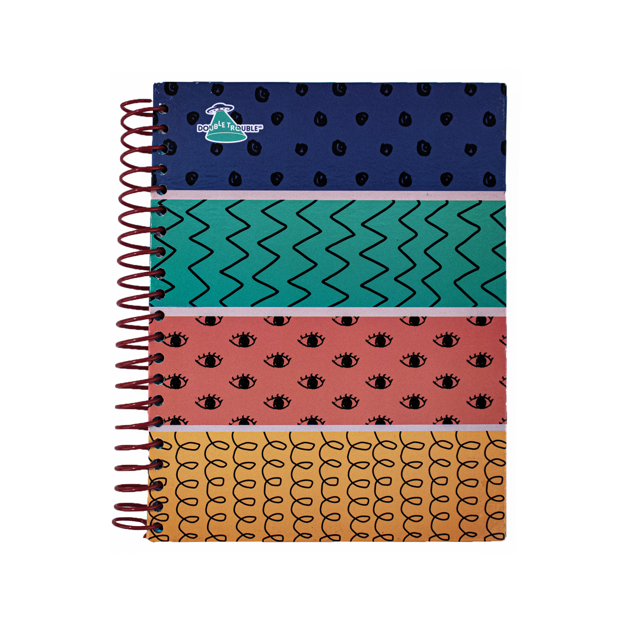 Cuaderno Libreta Profesional 200 Hojas Pasta Dura Cuadro chico