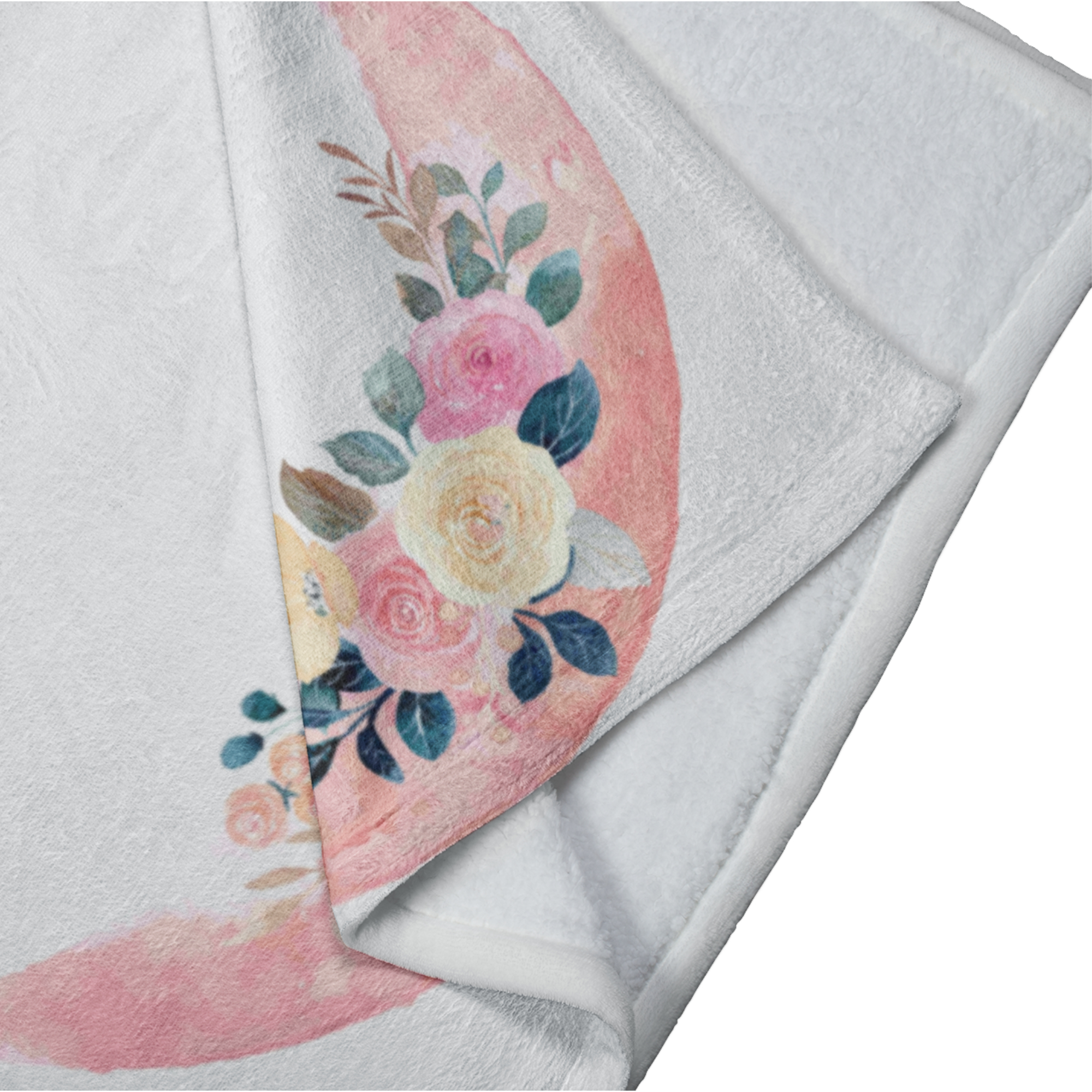  Cobija de Bebé Cumple Mes con Diseño De Luna  Rosa con Hitos Mensuales  Ideal para Fotos y Regalos de Baby Shower