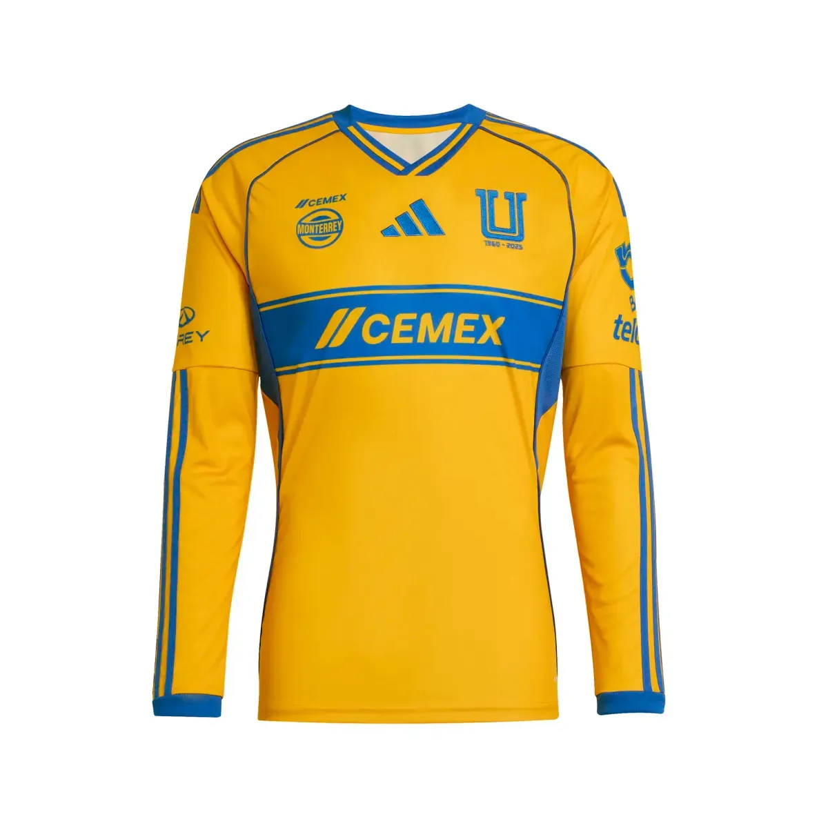 Jersey Original adidas Tigres de Nuevo León UANL local manga larga 2025