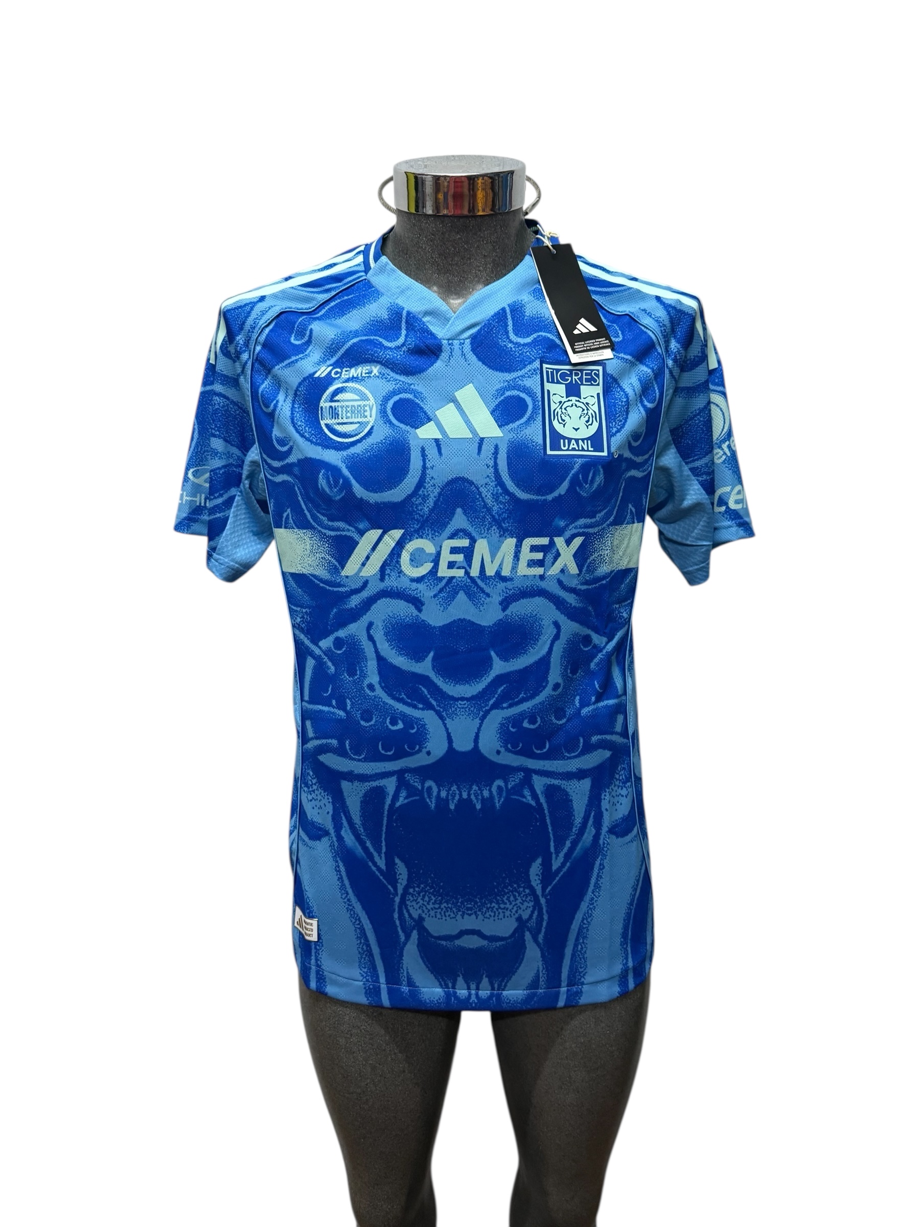 Jersey Original adidas  Tigres de Nuevo León UANL visita jugador authentic 2025-2026 JJ2208